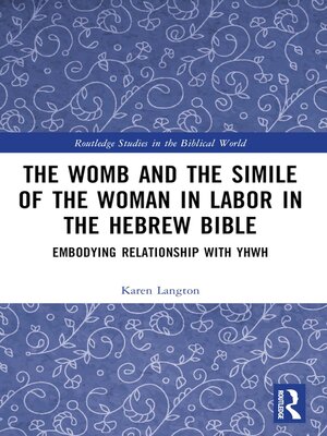 cover image of The Womb and the Simile of the Woman in Labor in the Hebrew Bible